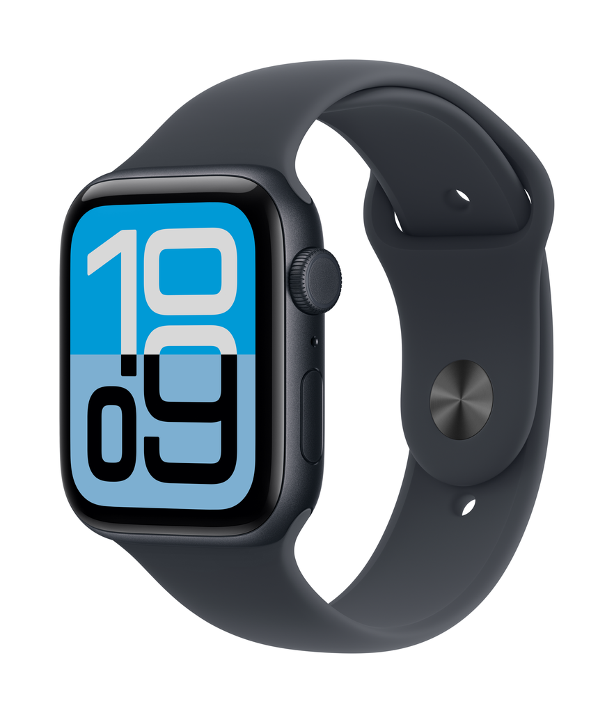[MEPJ4X/A] Apple Watch SE 3 GPS + Cellular 44mm Midnight Aluminium Case with Midnight Sport Band - M/L