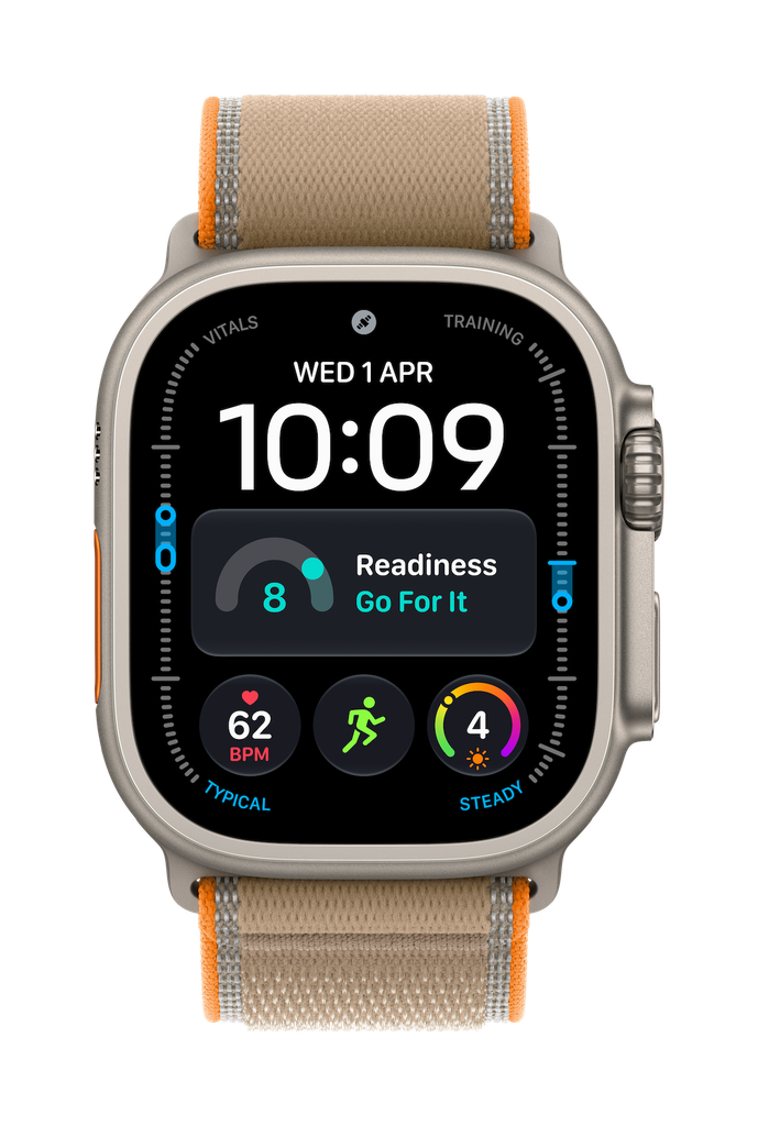 [MJAJ4X/A] Watch Ultra 4 GPS + Cellular 49mm Natural Titanium Case with Sand Trail Loop - S/M