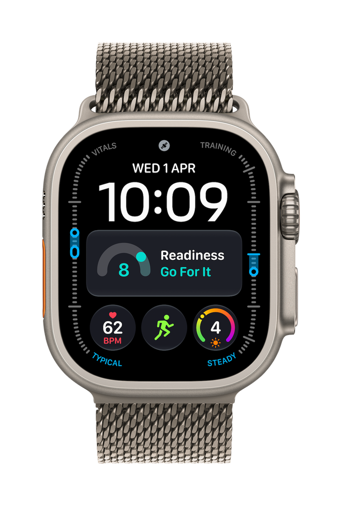 [MJAA4X/A] Watch Ultra 4 GPS + Cellular 49mm Natural Titanium Case with Natural Titanium Milanese Loop - L
