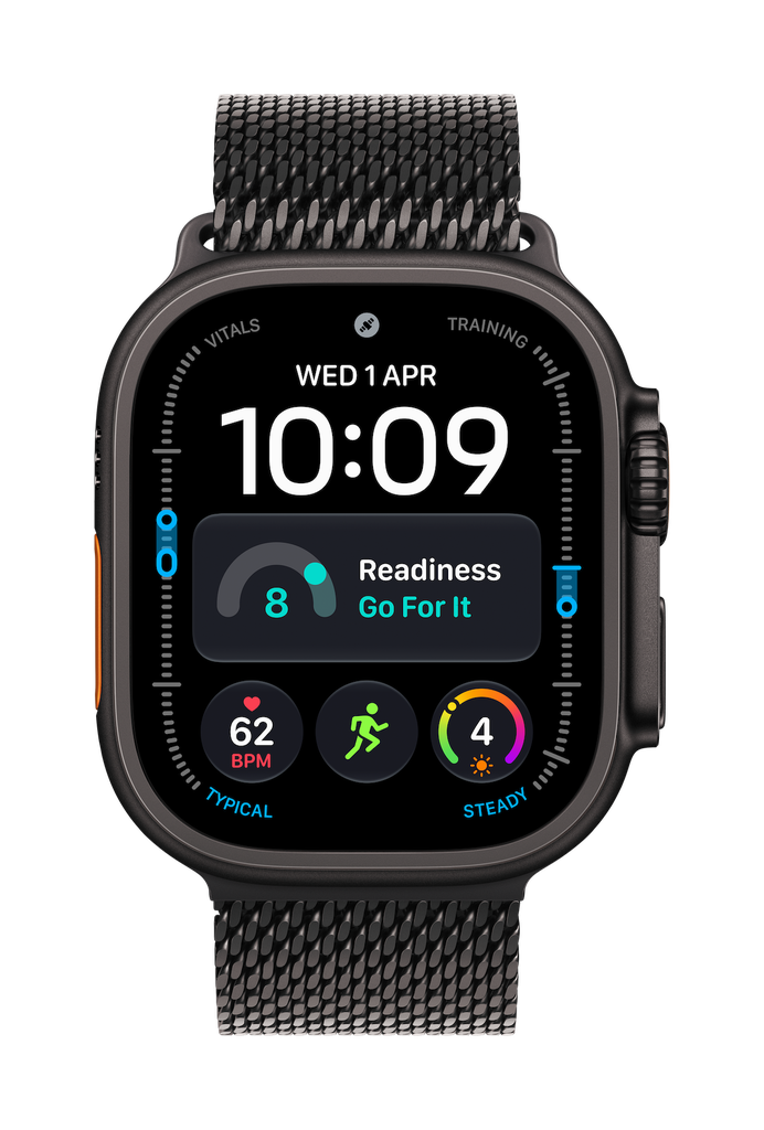 [MJAU4X/A] Watch Ultra 4 GPS + Cellular 49mm Black Titanium Case with Black Titanium Milanese Loop - S