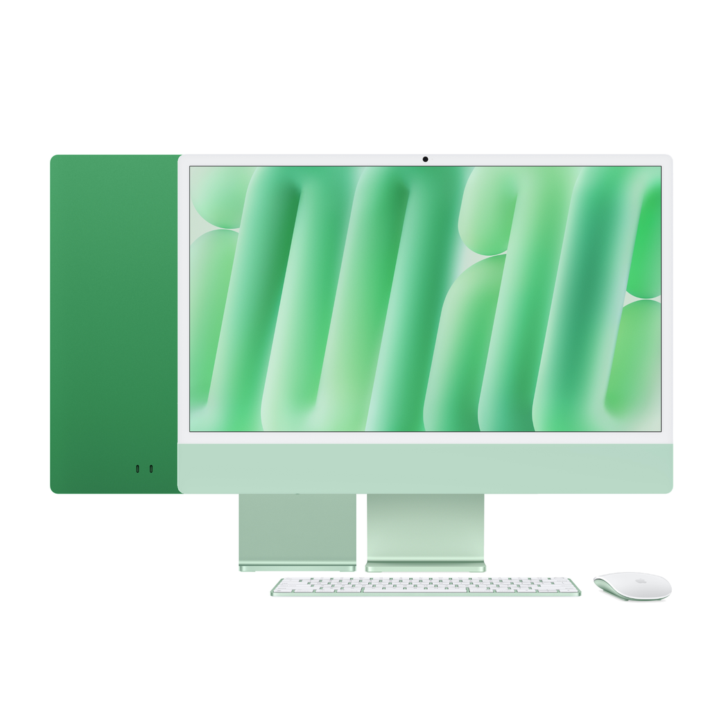 APPLE iMac 24in Retina 4.5K - Green - M4 (8-core CPU / 8-core GPU) - 16GB - 256GB SSD Magic Keyboard (EN)