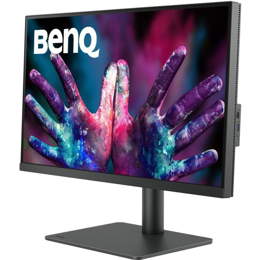 BenQ DesignVue PD2725U 27" Class 4K UHD LCD Monitor - 16:9 - Black - 27" Viewable - In-plane Switching (IPS) Technology - LED Backlight - 3840 x 2160 - 1.07 Billion Colors - 400 cd/m² - 5 ms - 60 Hz Refresh Rate - Speakers - HDMI - DisplayPort - USB Hub, KVM Switc