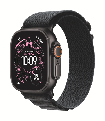 [MF0Q4X/A] Apple Watch Ultra 3 GPS + Cellular 49mm Black Titanium Case with Black Alpine Loop - Small