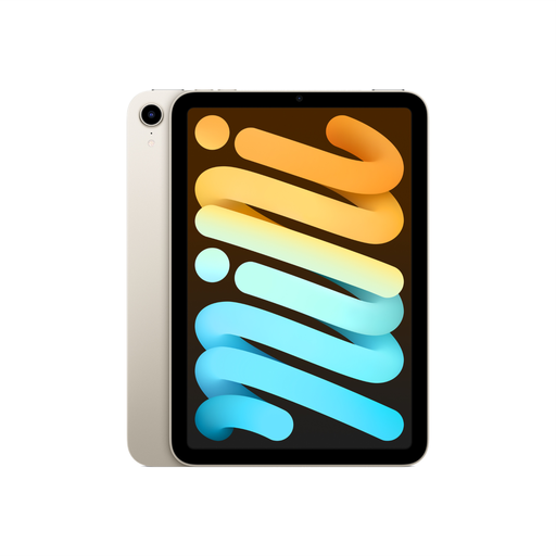 [MXPQ3X/A] APPLE iPad mini (A17 Pro) 8.3in Wi-Fi + Cellular 128GB - Starlight